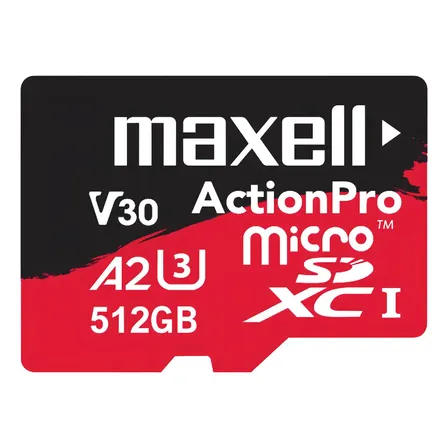 Tarjeta De Memoria Micro Sd Maxell 512gb Uh-3 8k A2 180mb/s extreme pro