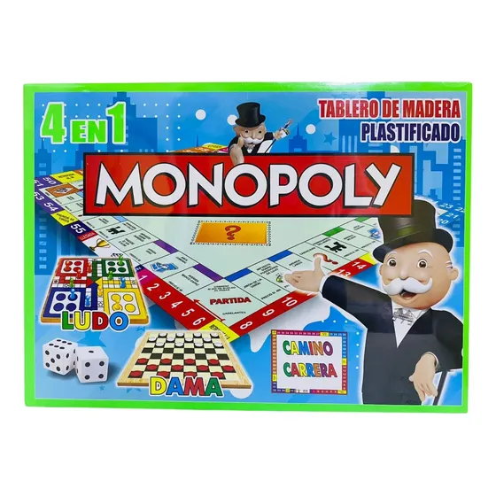 Monopoly 4 En 1 Edición Peruana