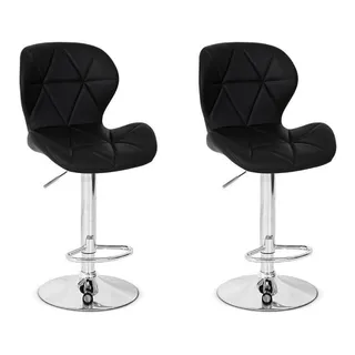 Banqueta Império Brazil Business Slim Cor Preto X 2 Unidades 114cm De Altura Banqueta Império Brazil Business Slim Cor Preto X 2 Unidades 114cm De Altura
