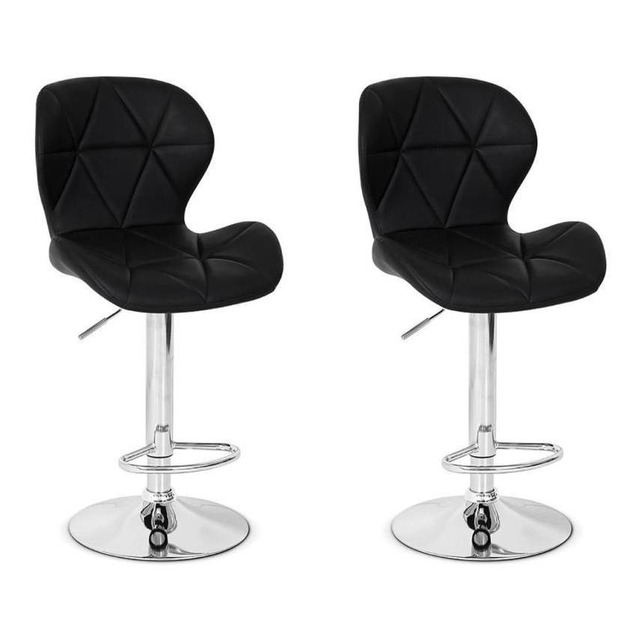 Banqueta Império Brazil Business Slim Cor Preto X 2 Unidades 114cm De Altura Banqueta Império Brazil Business Slim Cor Preto X 2 Unidades 114cm De Altura