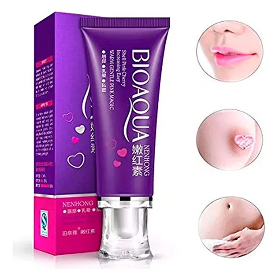 Crema Aclaradora Bioaqua Zona Intima Pezon Manchas Codo Full
