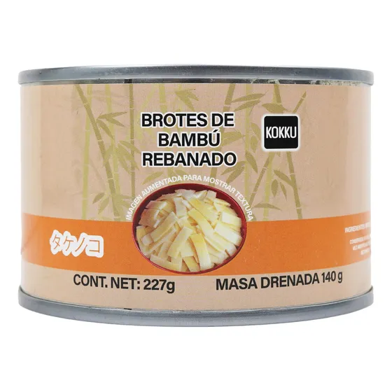 Brotes De Bambú Rebanados En Lata, Kokku 227 G