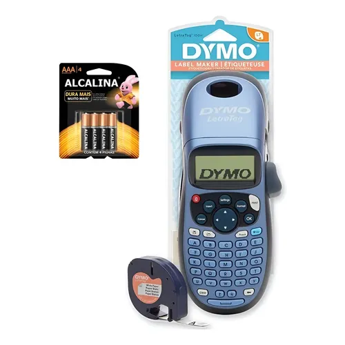 Impressora manual industrial de metal Dymo Rhino M1011, preto