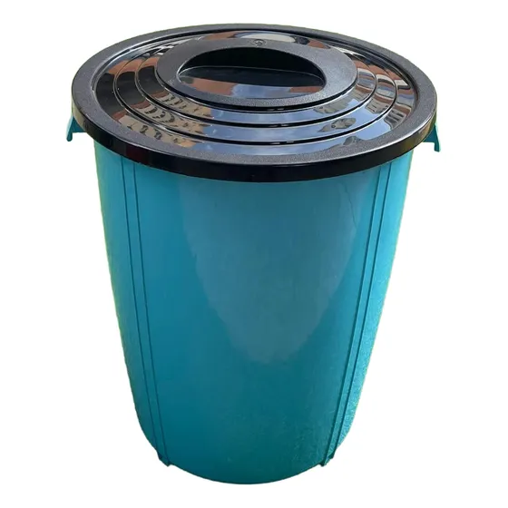 Pipotes Plástico 30 Litros Para El Agua O Basura Con Tapa