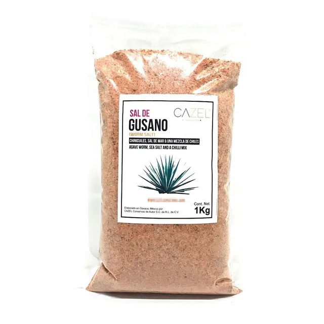1 Kg Sal De Gusano De Maguey Tradicional Oaxaca
