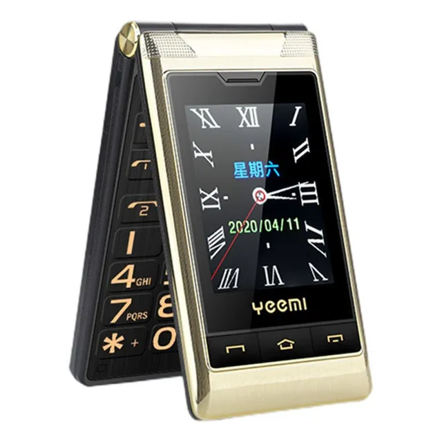 Yeemi G10-c Teclado Móvil De Doble Pantalla Flip Dual Sim 18