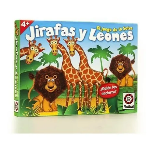 Jirafas Y Leones Juego De Mesa Ruibal Infantil Animales 