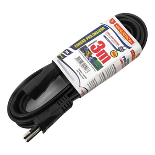Extensão Eletrica Cordao Prolongador 20a 3m 2p Megatron Extensão Eletrica Cordao Prolongador 20a 3m 2p Megatron