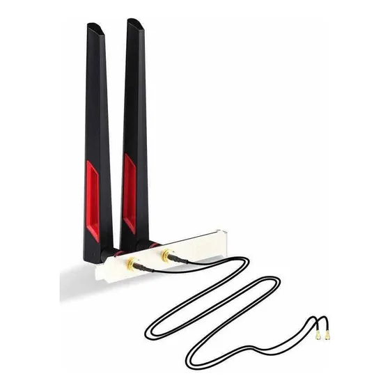 Kit 2x Antenas 10dbi Para Wi-fi M2 Desktop Sinal Potente