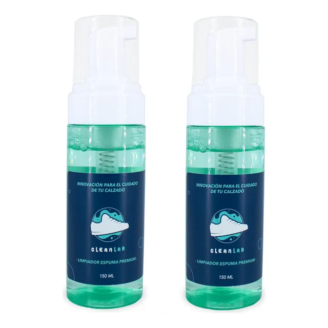 Limpiador Espuma Premium 150ml 2uni - Limpieza De Zapatillas