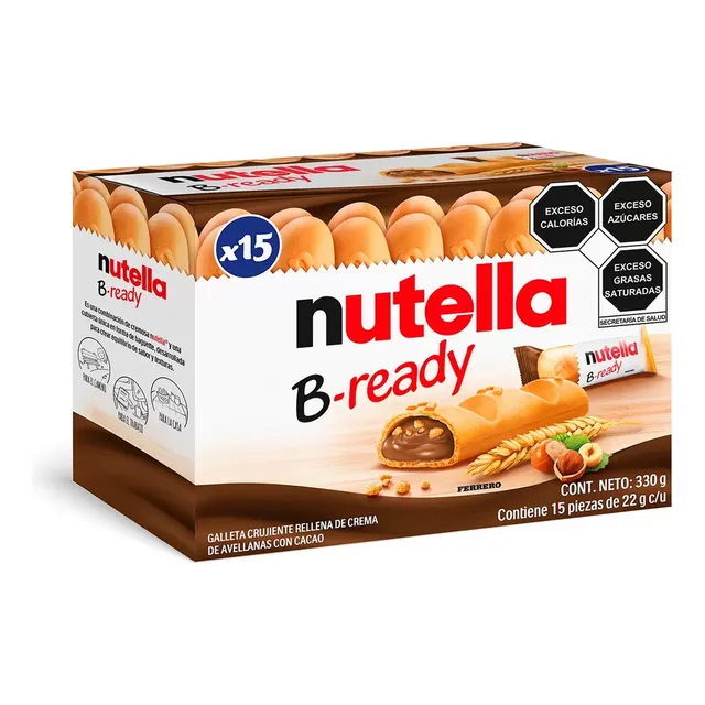 Nutella B Ready 15 Pzas 330 Gr