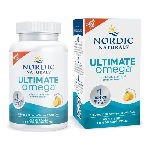 Omega 3 Ultimate Nordic Naturals 90 Cápsulas Blandas