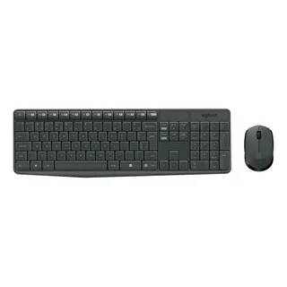 Kit De Teclado E Mouse Sem Fio Logitech Mk235 Teclado Grafite E Mouse Preto Kit De Teclado E Mouse Sem Fio Logitech Mk235 Teclado Grafite E Mouse Preto