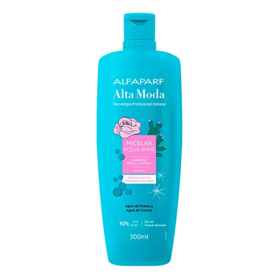 Shampoo Alta Moda Alfaparf Vegano Acqua Shine 300 Ml