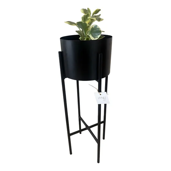 Porta Maceta Macetero Hierro/chapa Redondo 60cm