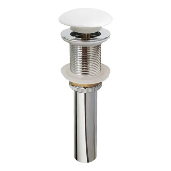 Sopapa Metalica Lavatorio Click Clack Touch Tapon Ceramico