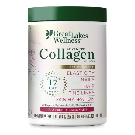 Suplemento De Colágeno Great Lakes Wellness Beauty Boost, 24