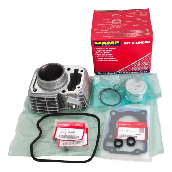 Kit Cilindro Cg 150/ Bros 150 Original Honda Com (brinde)