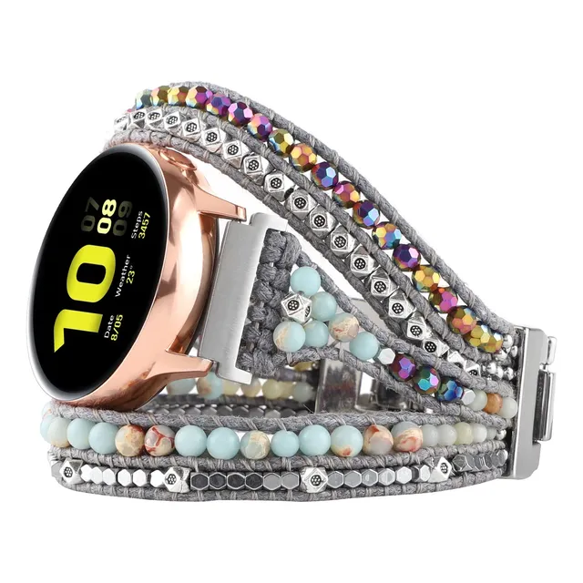 Pulsera Bohemia Hecha Mano Cuenta Para Samsung Galaxy Watch