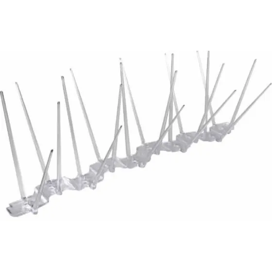 Pinches Puas Puntas Pinchos Ahuyenta Anti Palomas Pajaros De Plastico Policarbonato Transparente