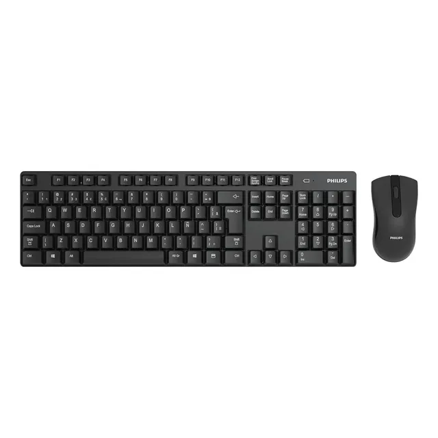 Mouse Y Teclado Inalámbricos Philips Spt6501b 2,4ghz