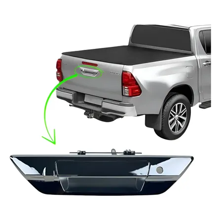 Maçaneta Tampa Traseira Toyota Hilux 2016 A 2025 Cromada