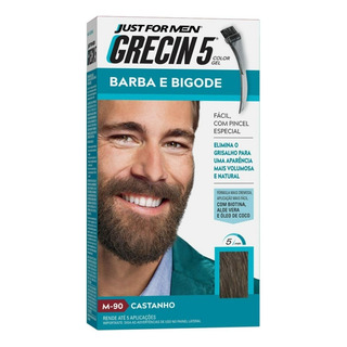 Tintura Grecin 5 Gel Barba E Bigode 28g Castanho Tintura Grecin 5 Gel Barba E Bigode 28g Castanho