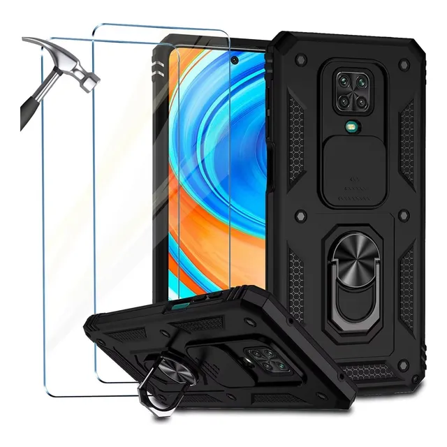 Funda Para Xiaomi Redmi Note 9 Pro/9s + 2 Vidrio Templado