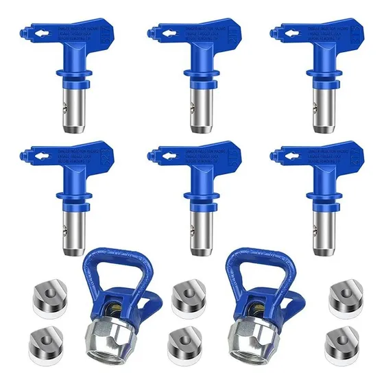 Conjunto Airless Profissional 6 Bicos + 2 Porta Bico