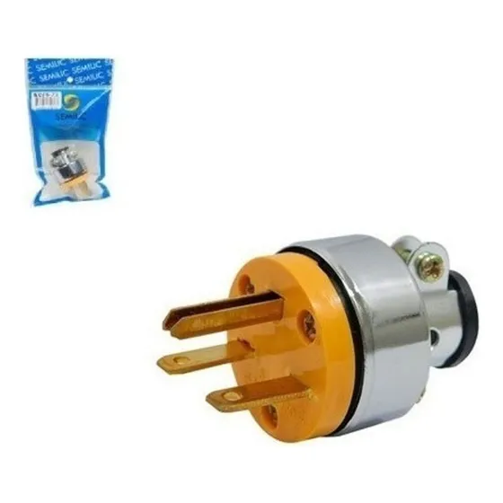 Enchufe 220v Macho Metal Tipo Chino