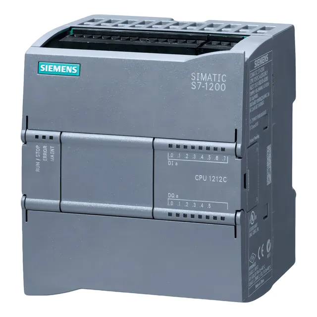 Simatic S7 1212c Siemens 6es72121be400xb0 (8di/6do/2ai)