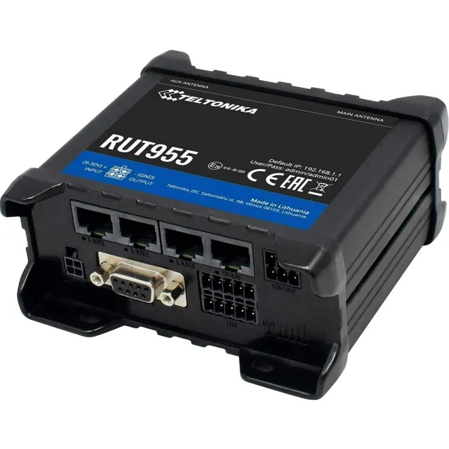 Router Celular 4g/lte Dual Sim Teltonika Rut955w Resistente