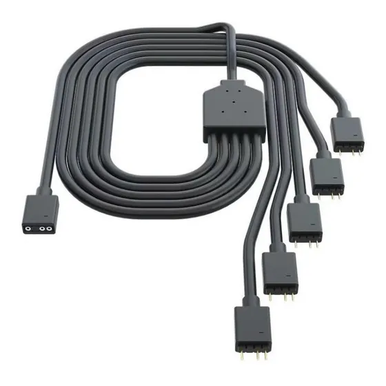 Cooler Master Hub / Cabo Splitter Led Argb 1 A 5 / 5v 3p