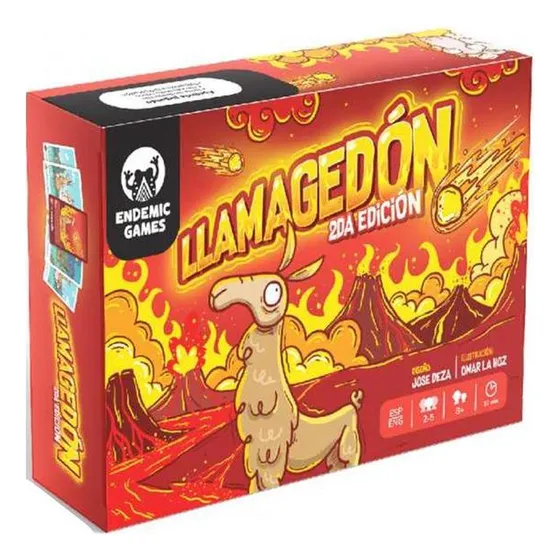 Juego De Mesa Endemic Llamagedón