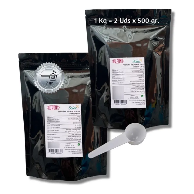 Proteina Aislada De Soya 1 Kg
