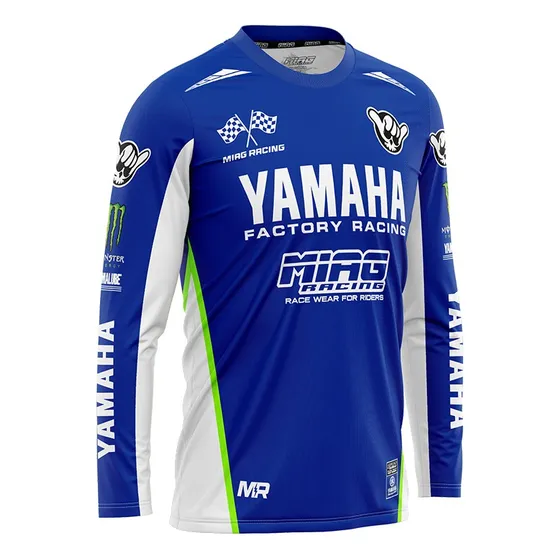 Jersey Miag Racing Yamaha Personalizado Con Nombre Y Numero