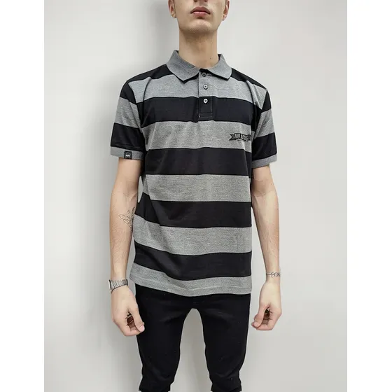 Remera Polo No Name Chomba Rayada Importada Alta Calidad
