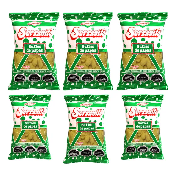 Sufles Sabor A Papá Serranito Fruna ( 12 Unidades )