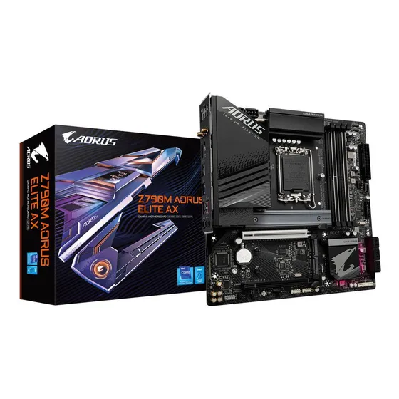 Placa Mae Gigabyte Z790m Aorus Elite Ax Intel Lga1700 Ddr5