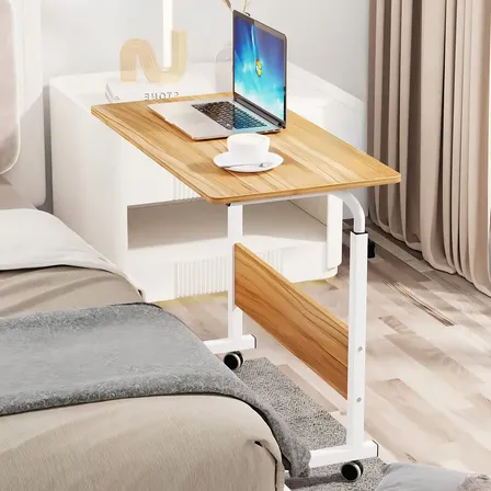 Mesa Multifuncional Notebook Cama Sofá Regulável Cor Marrom-claro Vie idéale