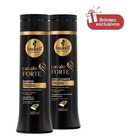 Kit Haskell Cavalo Forte Fortalecimento Capilar