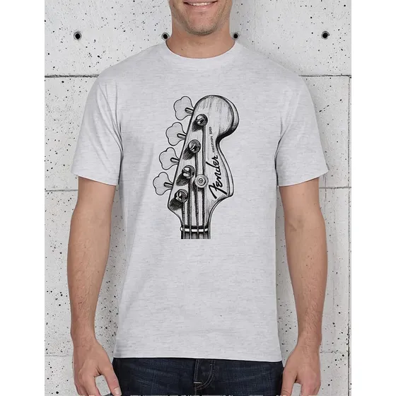 Camiseta Guitarra Fender Camisa Rock Clássico Music Rf004