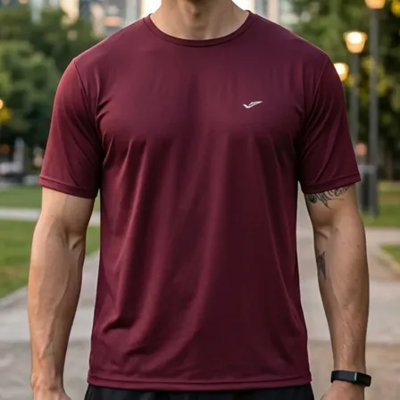 Camiseta Masculina Dry Fit Lisa Academia E Casual Elite