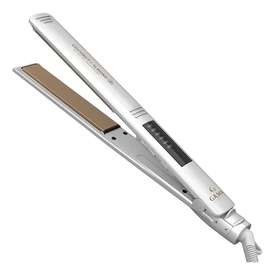 Plancha De Cabello Gama Italy, Con Aceite De Coco Y Almendra
