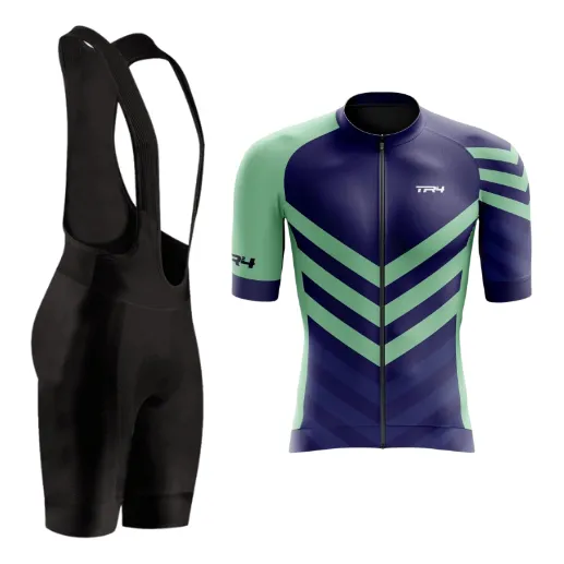 Kit Roupa De Ciclismo Camisa E Bretelle Forro De Gel 