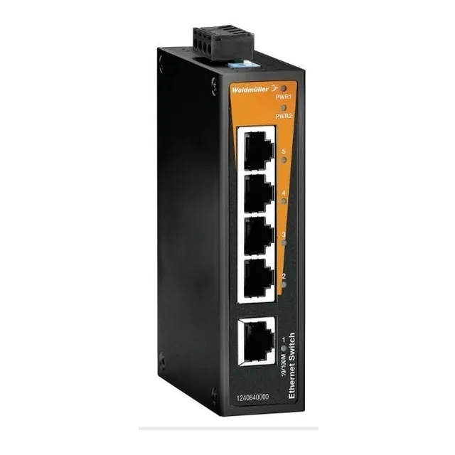 Switch 5 Ptos Rj45 Ip20 Ie-sw-bl05-5tx Weidmuller 1240840000