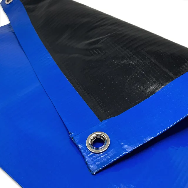 Lona Antichama Proteção Respingo De Solda 4x3m Azul/preto