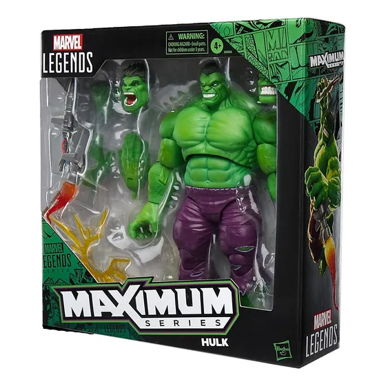 Figura De Accion Marvel Legends Maximum Series Hulk Deluxe