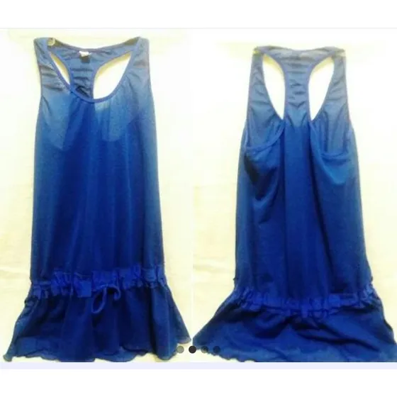 Vestido  Ropa De Playa, Tela De Malla