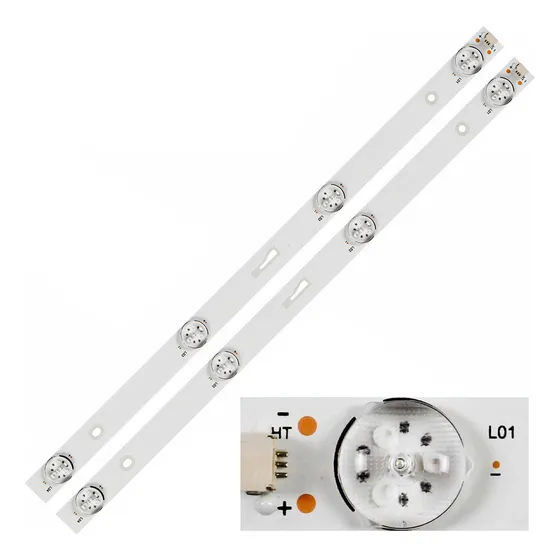 Dt Kit Leds Hkp22e15 6v (2tiras 4leds) - Aluminio, Nuevo